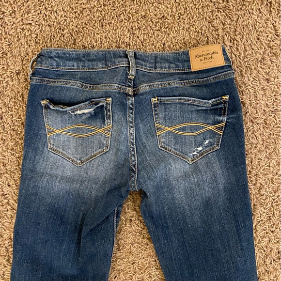 Abercrombie & Fitch Distressed Womens jeans size 0 / W25 - Picture 6 of 15